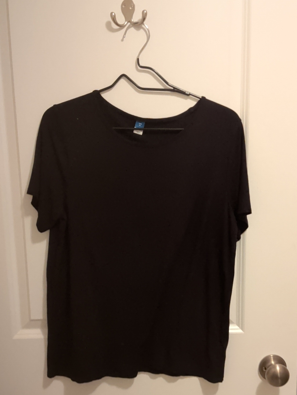 Old Navy Black Short Sleeve Crew Neck T-Shirt